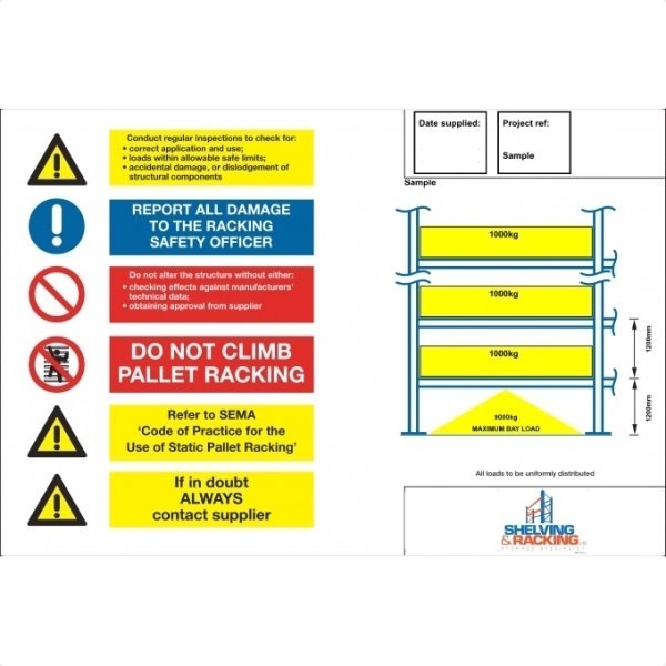 Are Load Notices Required on My Storage Equipment?