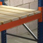 Timber decking for pallet racking