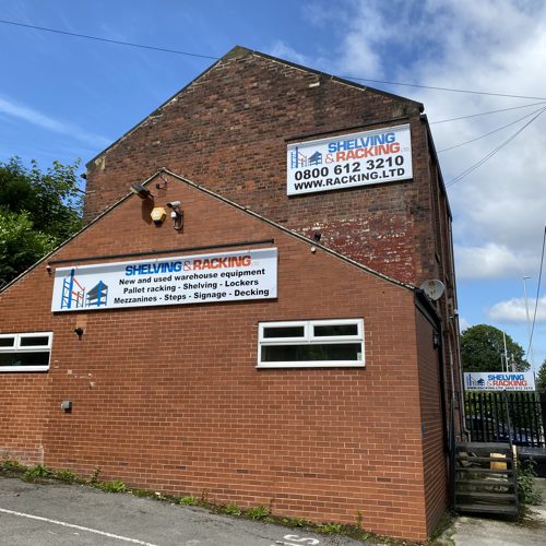 industrial metal shelving and pallet racking